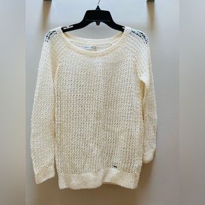 Abercrombie & Fitch Women 
Sweater White Size Med